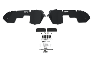 Jeep Wrangler JL Fender Liners - Front - Body Armor 4x4 - Two-Stage Powder Coat Light Texture - Black - `18-`21